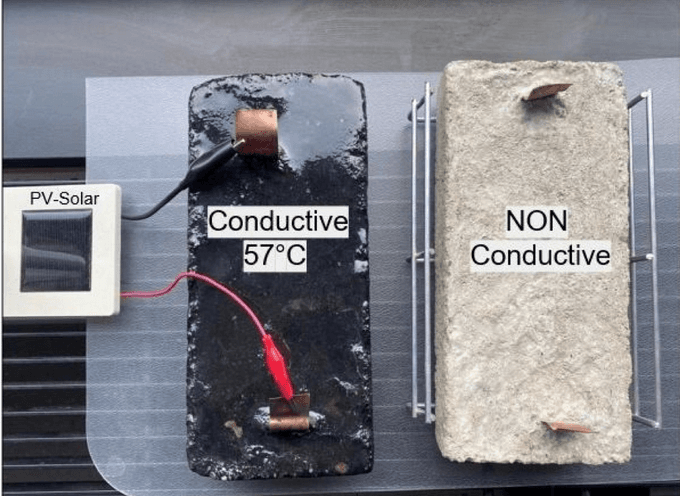 Conductive and non-conductive material comparison
