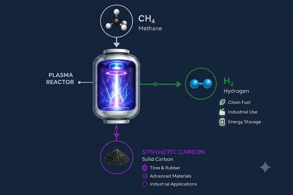 Converting Biomethane into Hydrogen and Solid Carbon